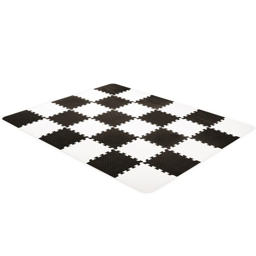 KINDERKRAFT Habos puzzle alátét Luno 150 x 180 cm Fekete, 30 db