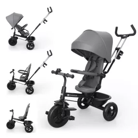   KINDERKRAFT Aston 2 Plus Szürke háromkerekű, 9 hónapos kortól