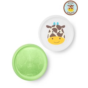 Skip Hop csúszásgátlós tányér lapos 2db-os Zsiráf