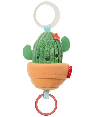 Skip Hop felhúzható rezgő plüss babakocsira - kaktusz