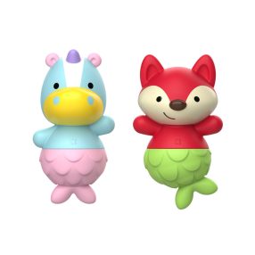   Skip Hop Zoo Mix & Match Flippers fürdőjáték róka és unikornis