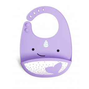 Skip Hop Zoo szilikon előke Narvál