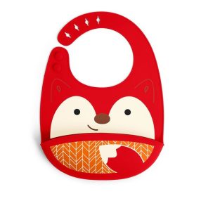 Skip Hop Zoo szilikon előke Róka