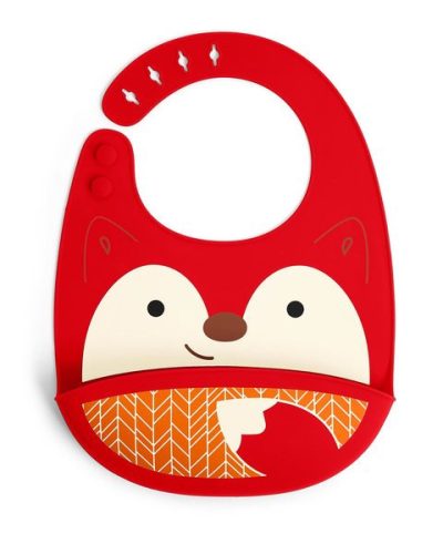 Skip Hop Zoo szilikon előke Róka
