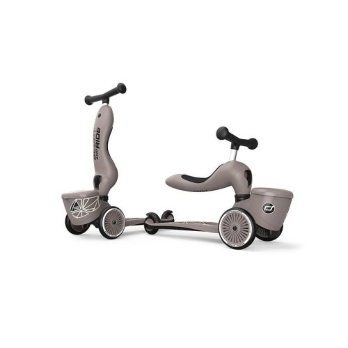 Scoot and Ride HIGHWAYKICK 1 LIFESTYLE KISMOTOR ÉS ROLLER  2IN1 - BROWN LINES