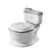 Tryco - Wc alakú bili, öblítő hanggal - szürke
