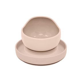   PETITE&MARS Szilikon 2 részes étkészlet TAKE&MATCH  tányér + tál Desert Sand 6hó+